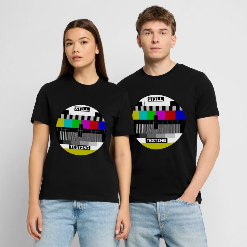 Écran de test d’image de test Still Testing T-shirt bio CRAFTER Stanley Stella Unisexe