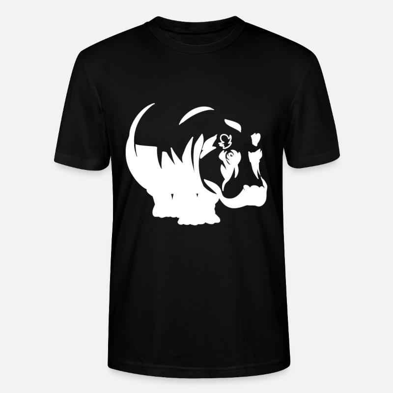 Nilpferd - Stanley/Stella Unisex Bio-T-Shirt CRAFTER - Schwarz