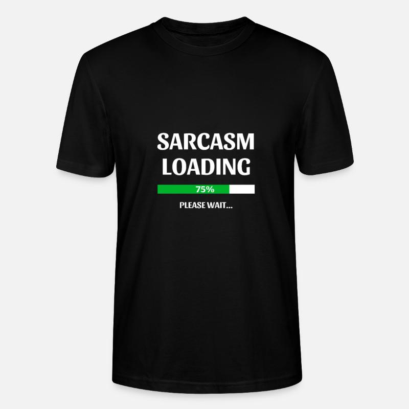 SARCASM Loading - T-shirt bio CRAFTER Stanley Stella Unisexe - noir