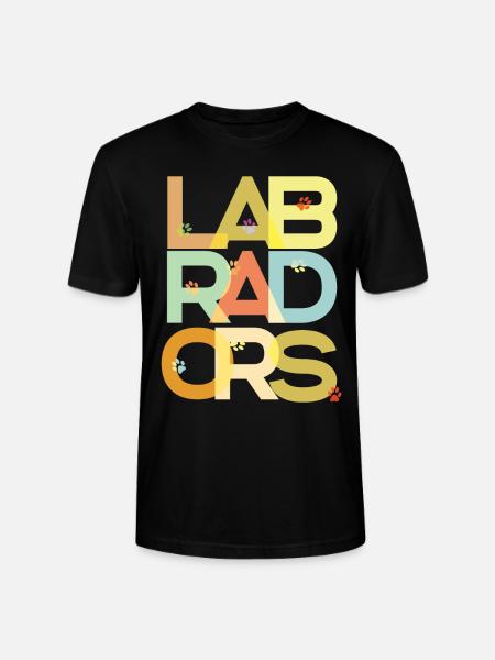 Labrador Chien Labradors - T-shirt bio CRAFTER Stanley Stella Unisexe - noir