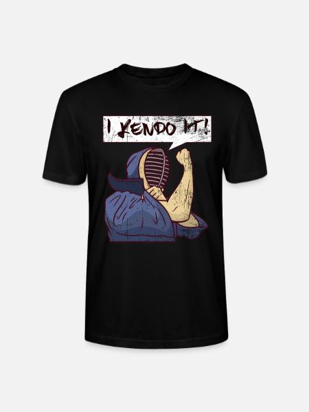 Furchtloser Kendo Bambusschwert - Stanley/Stella Unisex Bio-T-Shirt CRAFTER - Schwarz