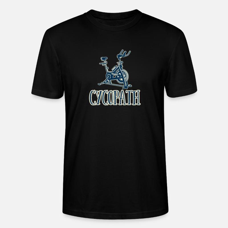 Cycopath de classe Spin - T-shirt bio CRAFTER Stanley Stella Unisexe - noir