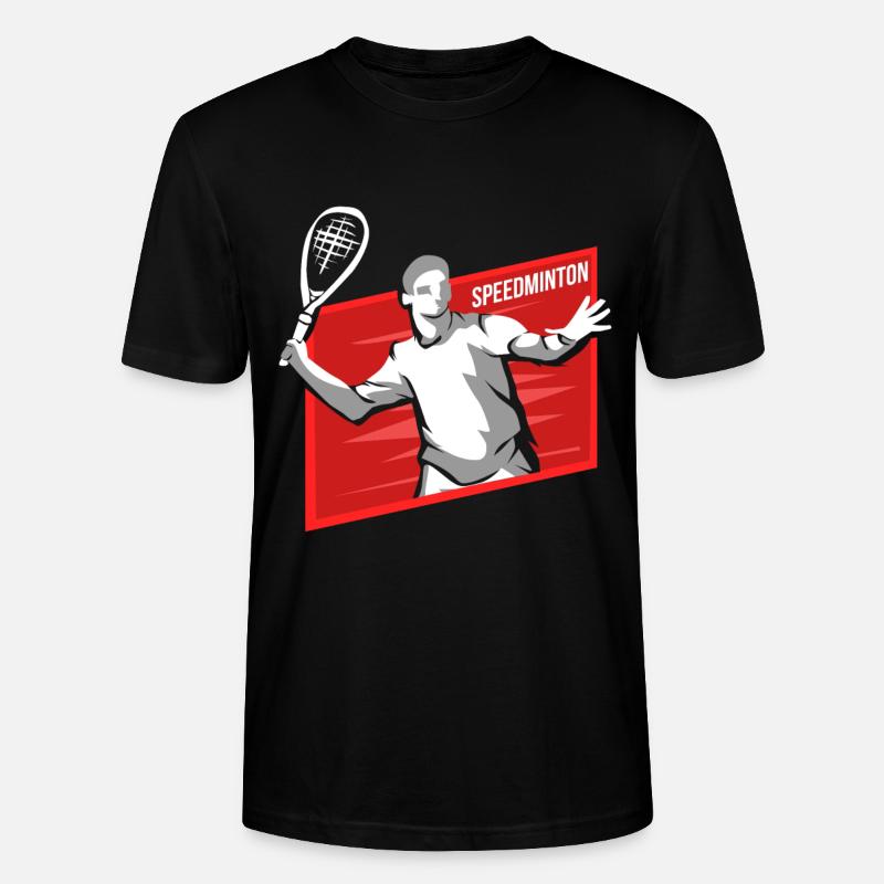 Speedminton - Stanley/Stella Unisex Bio-T-Shirt CRAFTER - Schwarz