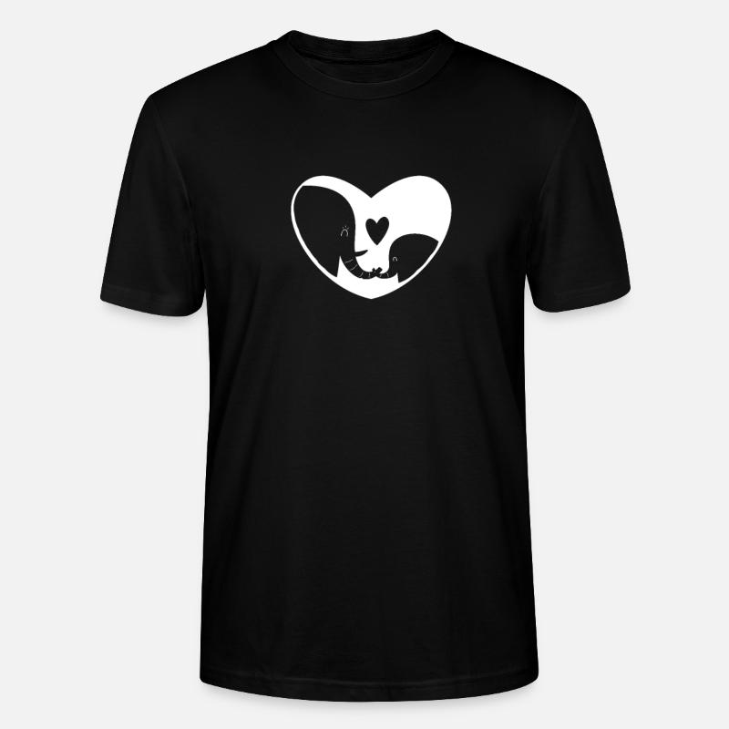Éléphant - éléphant - T-shirt bio CRAFTER Stanley Stella Unisexe - noir