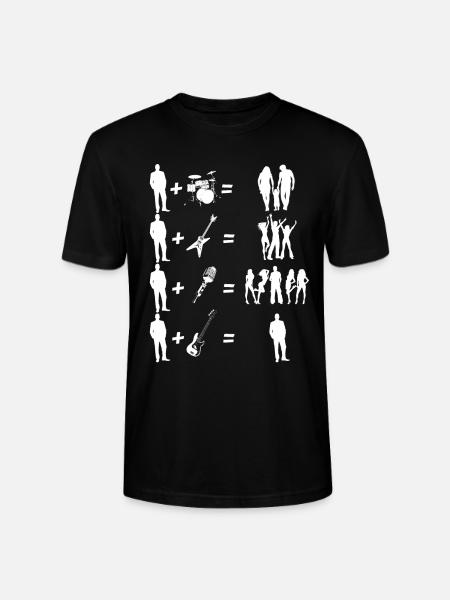Bass makes you lonely - Stanley/Stella CRAFTER Unisex Organic T-Shirt - black