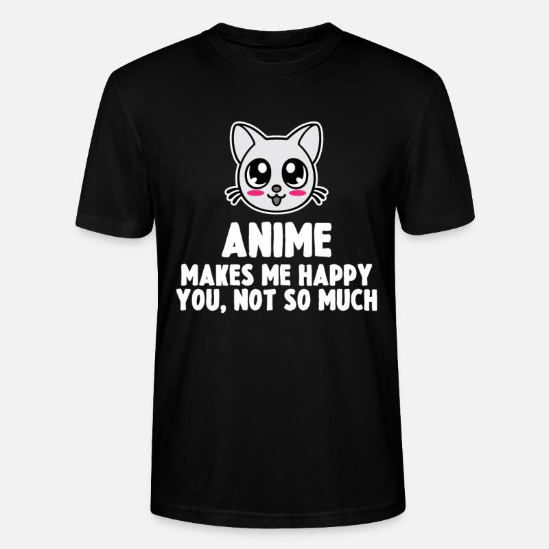 Anime - Stanley/Stella Unisex Bio-T-Shirt CRAFTER - Schwarz