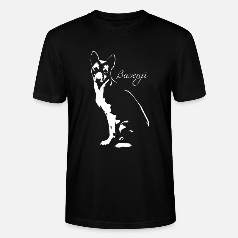 Basenji - T-shirt bio CRAFTER Stanley Stella Unisexe - noir
