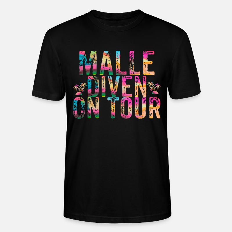 Malediven - Stanley/Stella Unisex Bio-T-Shirt CRAFTER - Schwarz