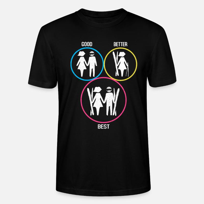 Ski Ski Ski Ski Ski - T-shirt bio CRAFTER Stanley Stella Unisexe - noir