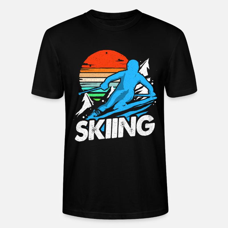 Ski Ski Ski Ski Ski - T-shirt bio CRAFTER Stanley Stella Unisexe - noir