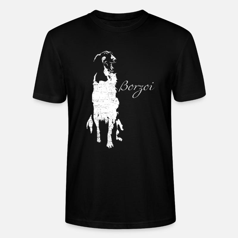 Borzoi - T-shirt bio CRAFTER Stanley Stella Unisexe - noir