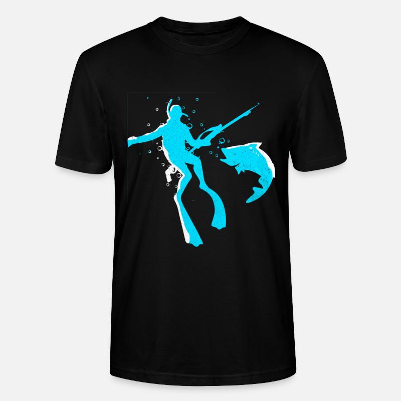 Pêche Harpon - T-shirt bio CRAFTER Stanley Stella Unisexe - noir
