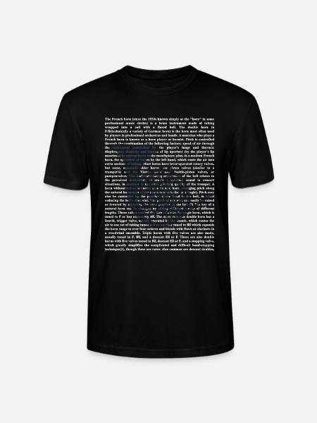 Waldhorn Hornist - Stanley/Stella Unisex Bio-T-Shirt CRAFTER - Schwarz