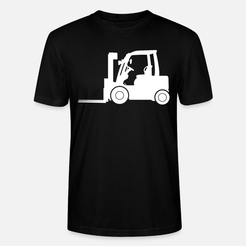 Gabelstapler - Stanley/Stella Unisex Bio-T-Shirt CRAFTER - Schwarz