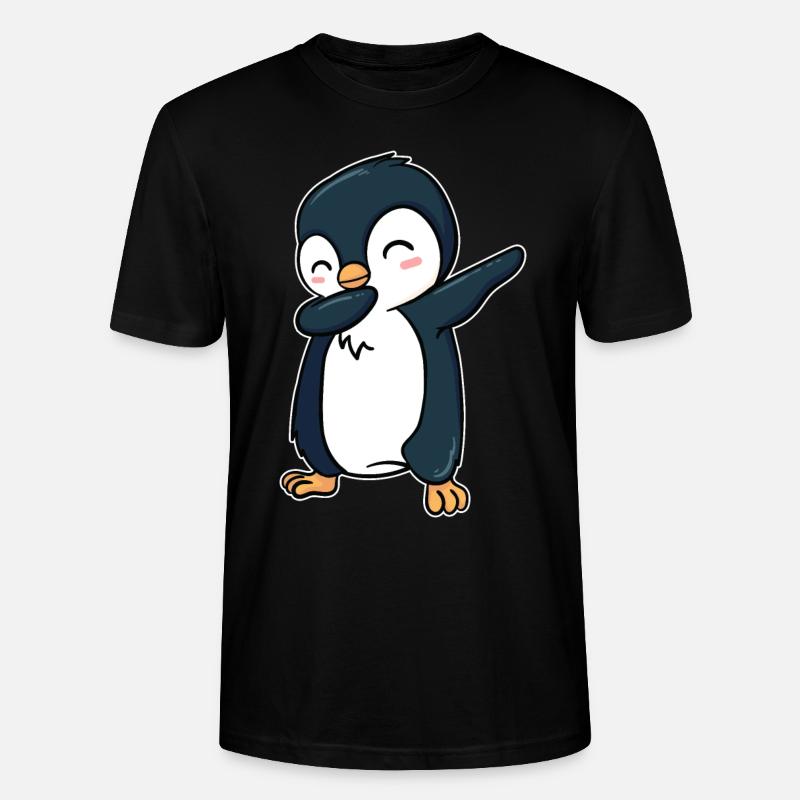 Dabbing Pingouin - T-shirt bio CRAFTER Stanley Stella Unisexe - noir