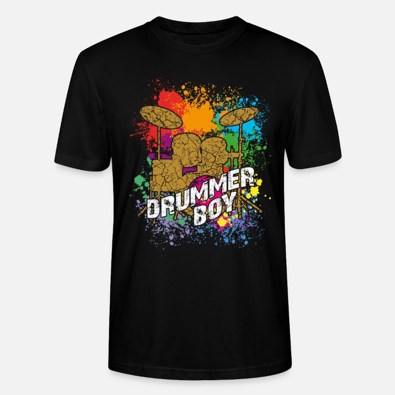 Drummer Boy - Drums - Drummer - Stanley/Stella Unisex Bio-T-Shirt CRAFTER - Schwarz