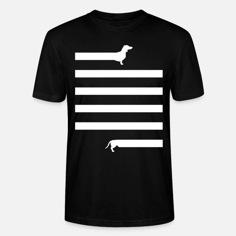 Dackel - Stanley/Stella Unisex Bio-T-Shirt CRAFTER - Schwarz