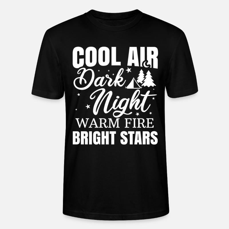 camping - T-shirt bio CRAFTER Stanley Stella Unisexe - noir