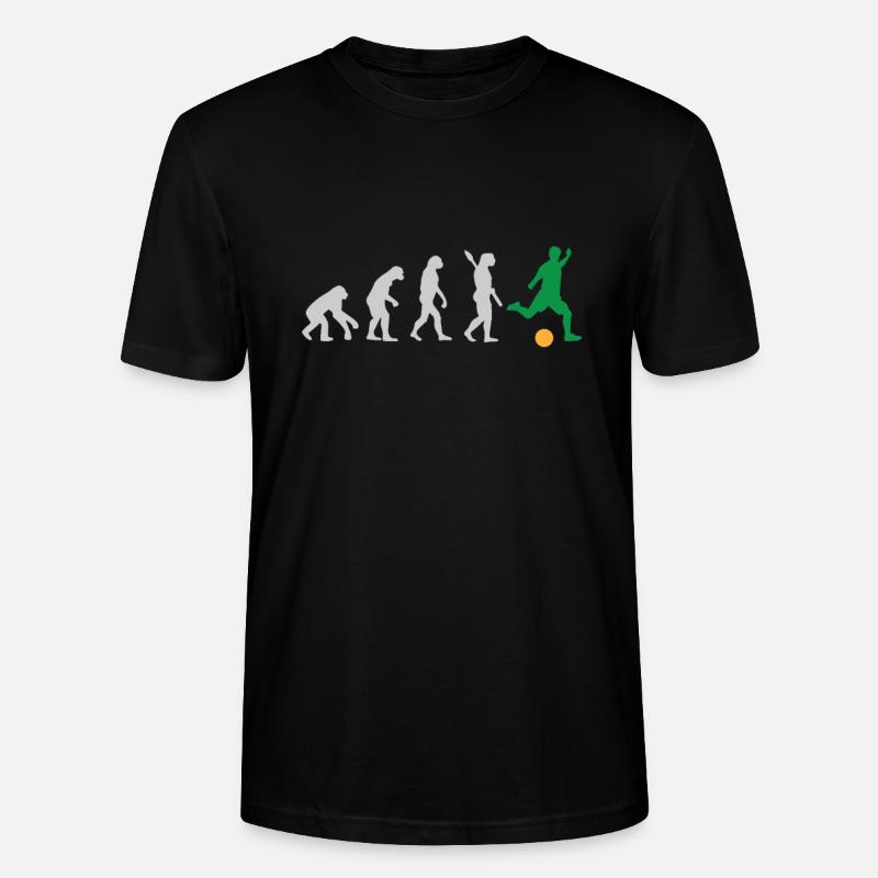 EVOLUTION FUßBALL SOCCER EVOLUTION - Stanley/Stella Unisex Bio-T-Shirt CRAFTER - Schwarz