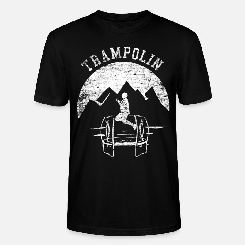 Trampolin - Stanley/Stella Unisex Bio-T-Shirt CRAFTER - Schwarz