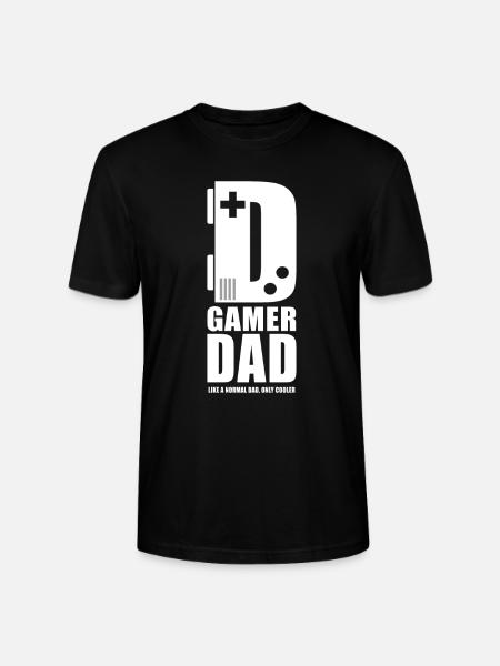Gaming Papa Gamer Dad - Stanley/Stella Unisex Bio-T-Shirt CRAFTER - Schwarz
