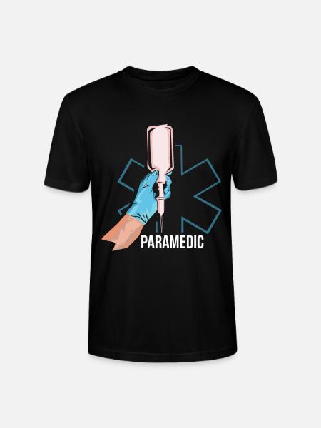 Emergency medic paramedic gift - Stanley/Stella CRAFTER Unisex Organic T-Shirt - black