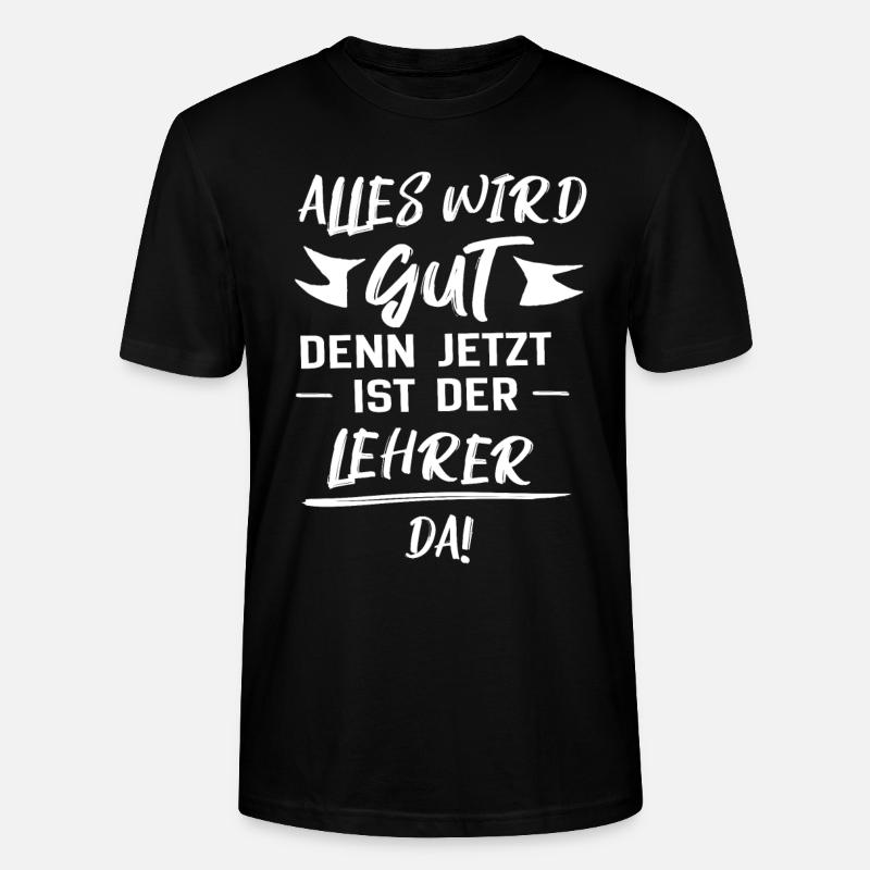 L’instituteur est là - T-shirt bio CRAFTER Stanley Stella Unisexe - noir