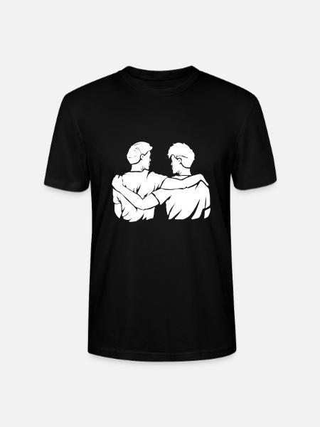 Best friends - Stanley/Stella CRAFTER Unisex Organic T-Shirt - black