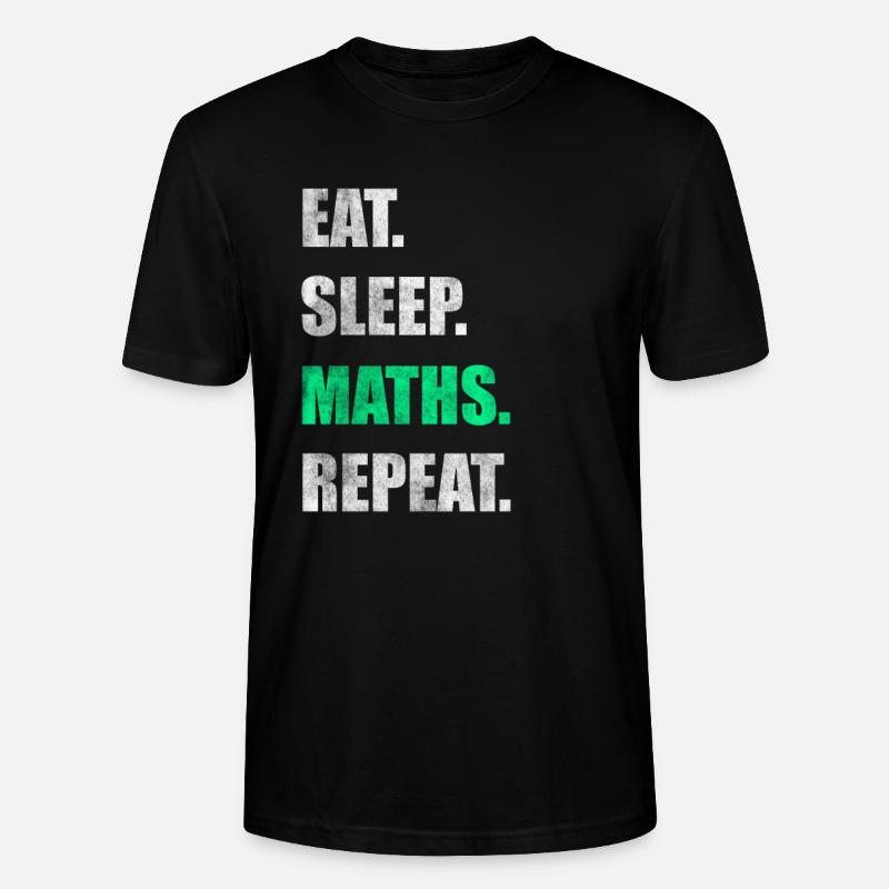 Mathe Mathelehrer Mathematik Mathematiker Geschenk - Stanley/Stella Unisex Bio-T-Shirt CRAFTER - Schwarz