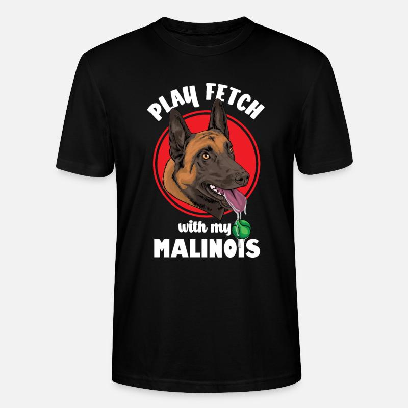 Belgian Malinois - Stanley/Stella Unisex Bio-T-Shirt CRAFTER - Schwarz