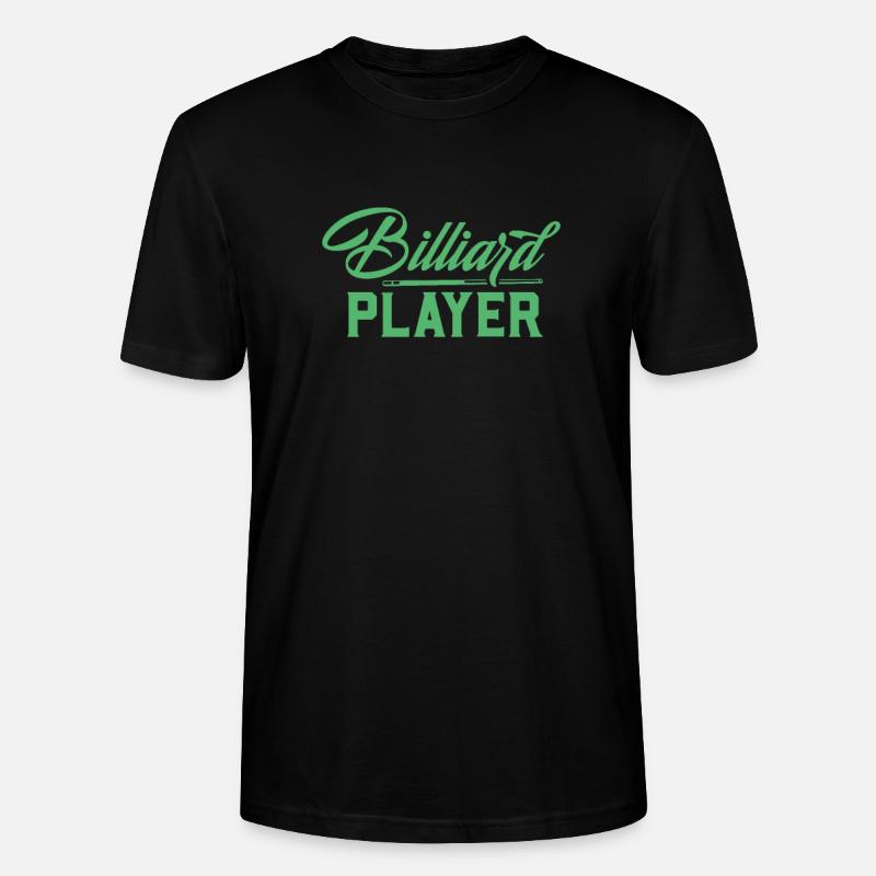 Billiard Billardtisch Billiardspiel Pool Billard - T-shirt bio CRAFTER Stanley Stella Unisexe - noir