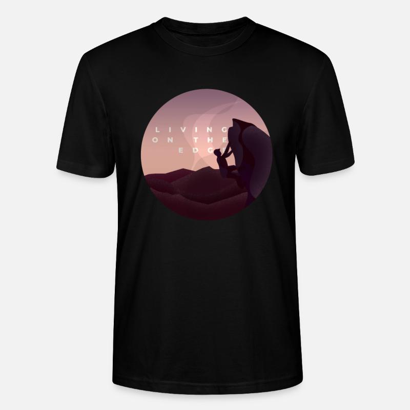 Klettern - Stanley/Stella Unisex Bio-T-Shirt CRAFTER - Schwarz
