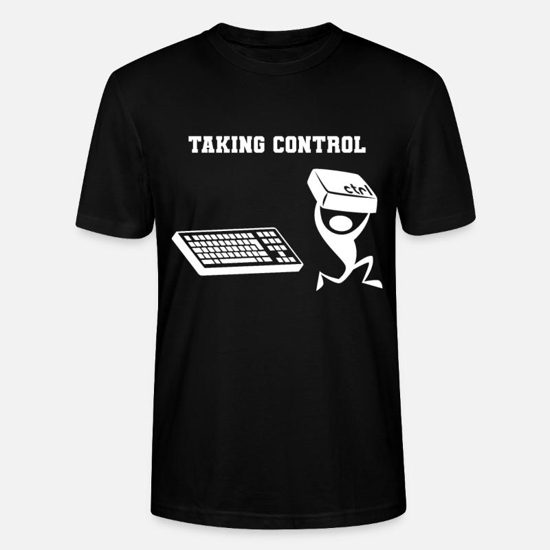 Taking Control - Stanley/Stella Unisex Bio-T-Shirt CRAFTER - Schwarz