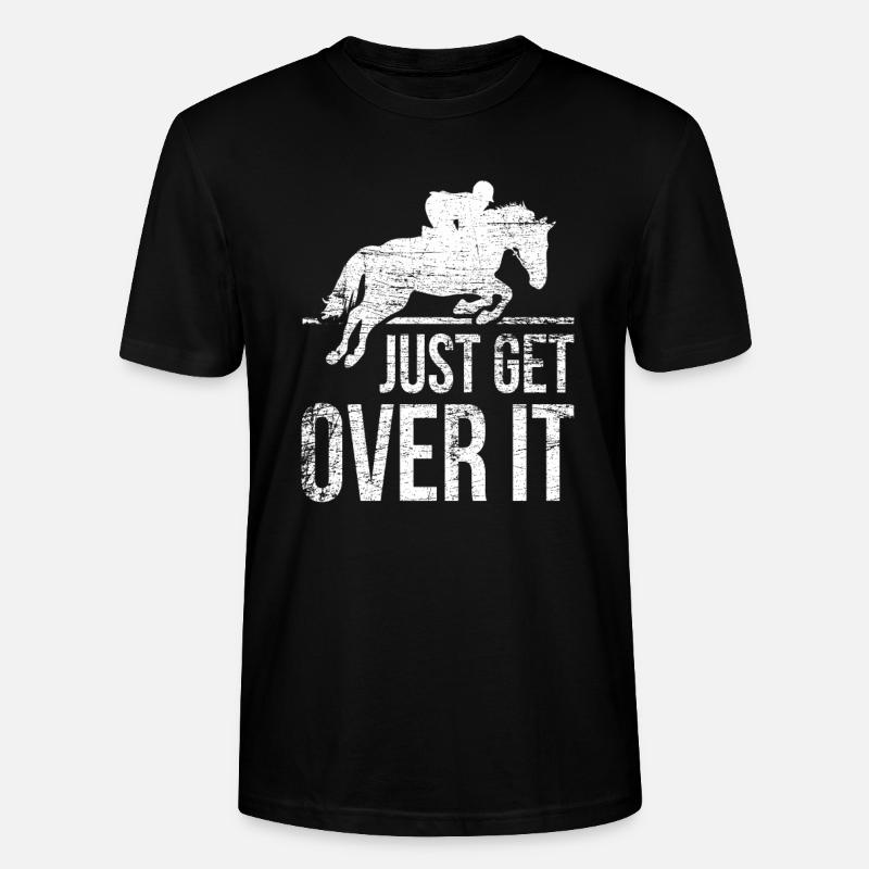 Équitation saut d'obstacles - T-shirt bio CRAFTER Stanley Stella Unisexe - noir