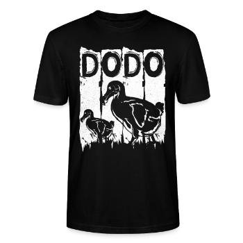Dodo - Stanley/Stella Unisex Bio-T-Shirt CRAFTER - Schwarz - Vorne - Alina (178cm) & Michal (187cm)