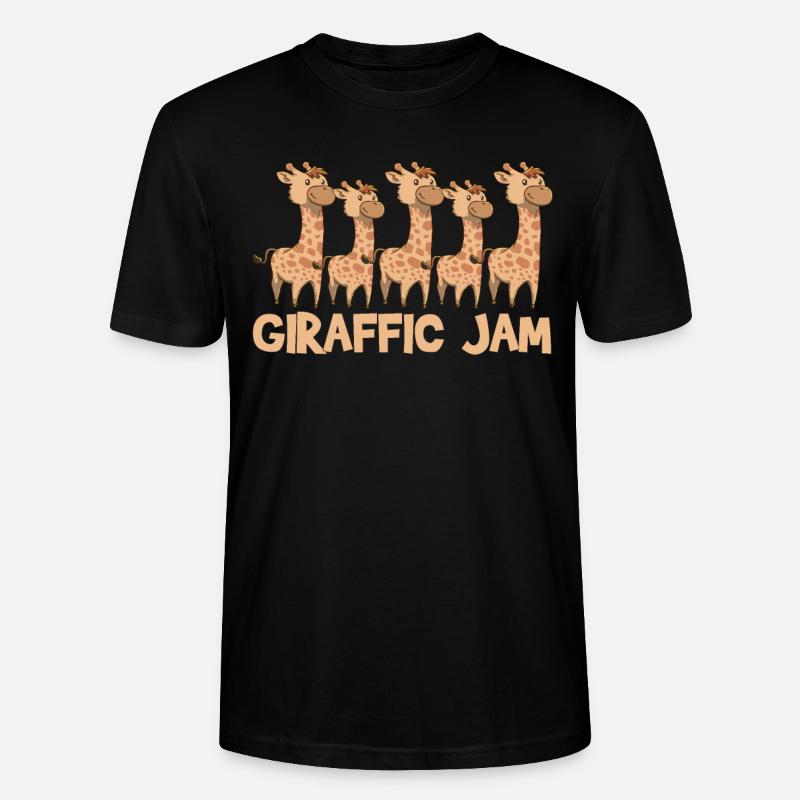 Giraffe Giraffe Giraffe - Stanley/Stella Unisex Bio-T-Shirt CRAFTER - Schwarz