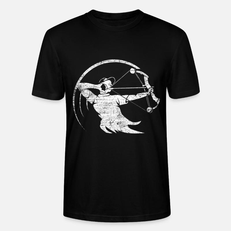 Bogenschießen - Stanley/Stella Unisex Bio-T-Shirt CRAFTER - Schwarz