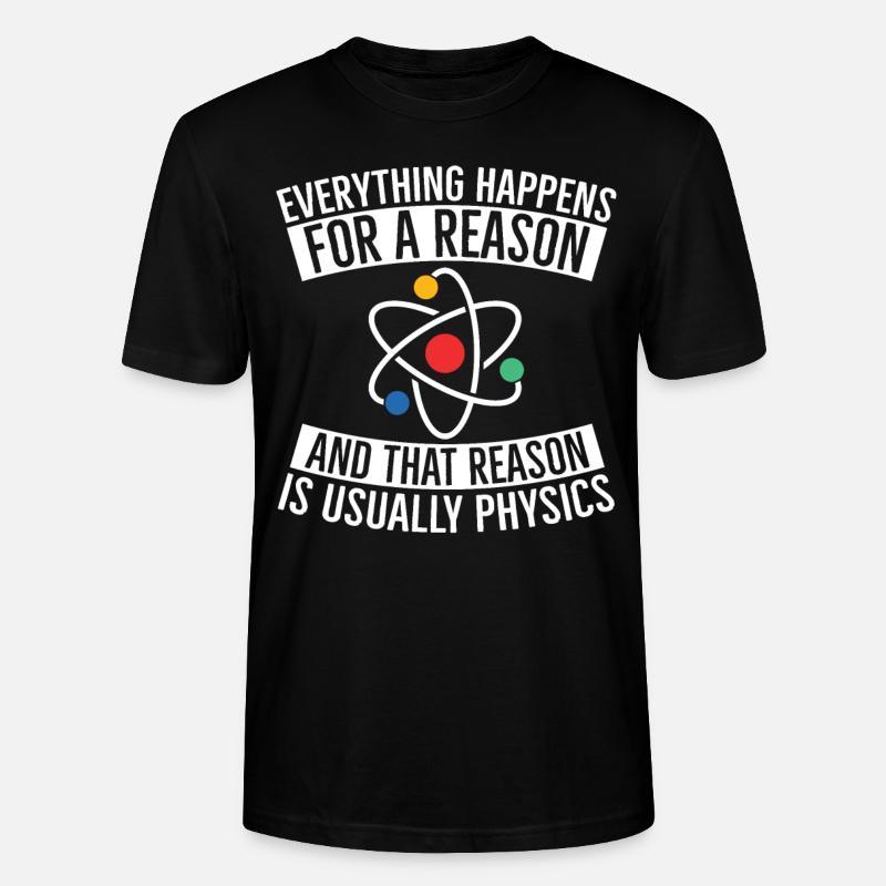 Grund der Physik - Stanley/Stella Unisex Bio-T-Shirt CRAFTER - Schwarz