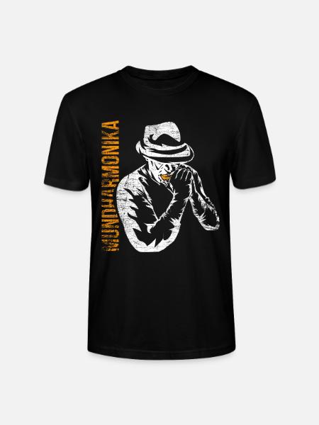 harmonica - Stanley/Stella CRAFTER Unisex Organic T-Shirt - black