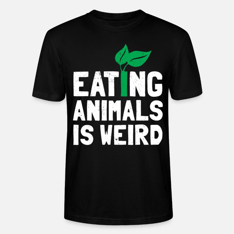 Vegetarier - Stanley/Stella Unisex Bio-T-Shirt CRAFTER - Schwarz