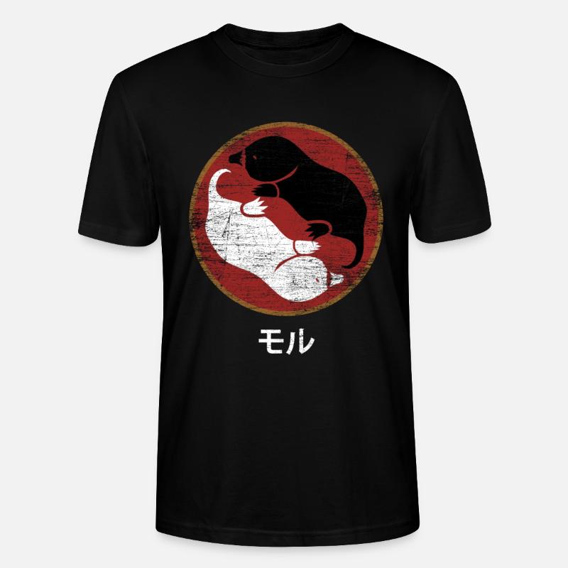 Maulwurf - Stanley/Stella Unisex Bio-T-Shirt CRAFTER - Schwarz