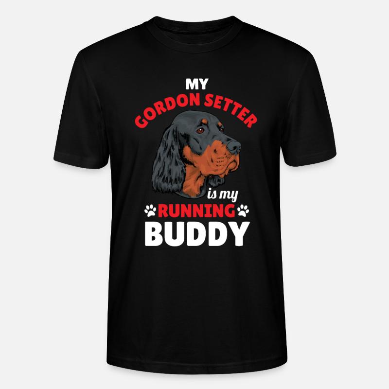 Gordon Setter - Stanley/Stella Unisex Bio-T-Shirt CRAFTER - Schwarz