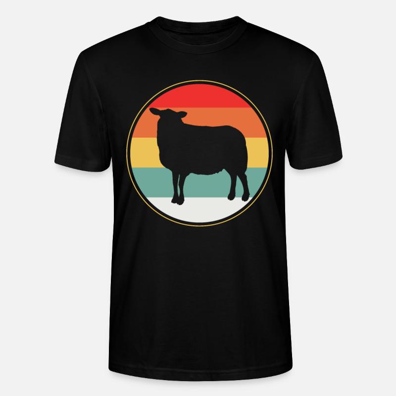 Schaf - Stanley/Stella Unisex Bio-T-Shirt CRAFTER - Schwarz