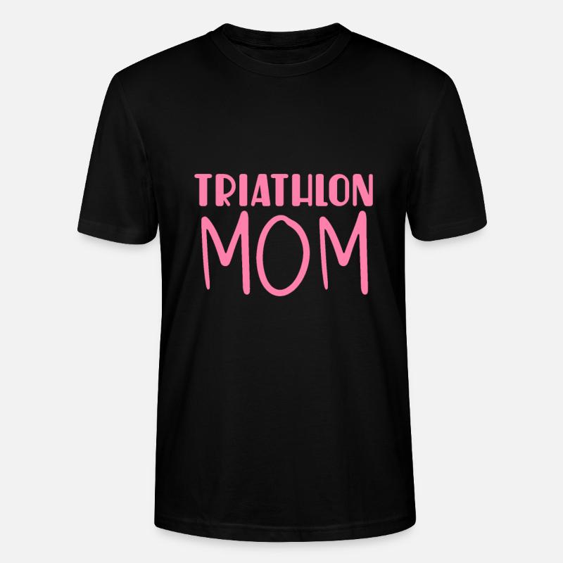 Triathlon Maman - T-shirt bio CRAFTER Stanley Stella Unisexe - noir