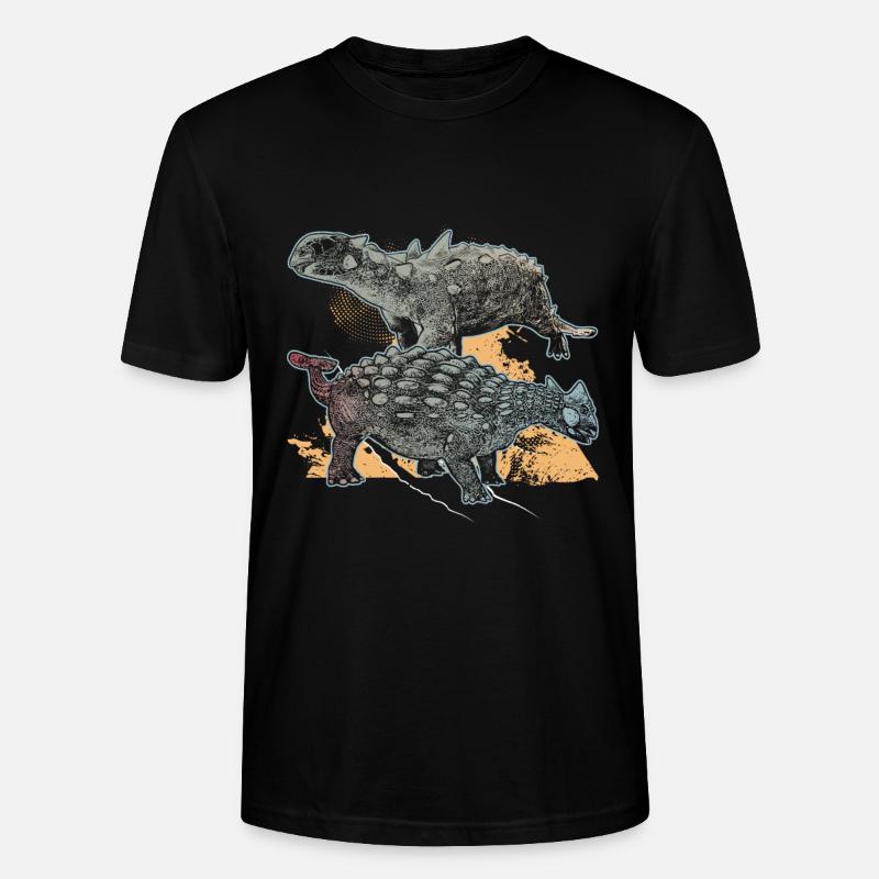Ankylosaurus - Stanley/Stella Unisex Bio-T-Shirt CRAFTER - Schwarz
