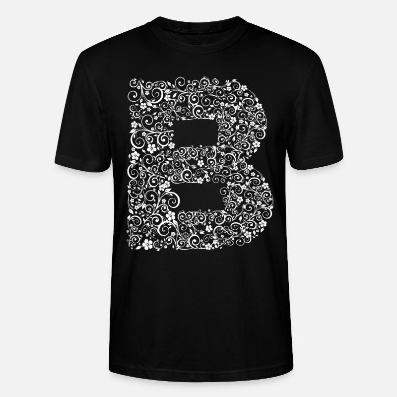 Buchstabe B - Stanley/Stella Unisex Bio-T-Shirt CRAFTER - Schwarz