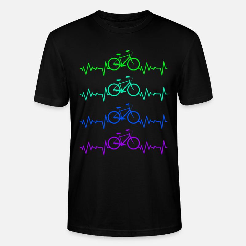 Fahrrad - Stanley/Stella Unisex Bio-T-Shirt CRAFTER - Schwarz