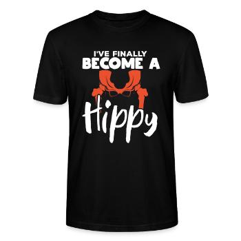 Hüfte Operation Künstliche Hüfte Gelenk Geschenk - Stanley/Stella Unisex Bio-T-Shirt CRAFTER - Schwarz - Vorne - Alina (178cm) & Michal (187cm)