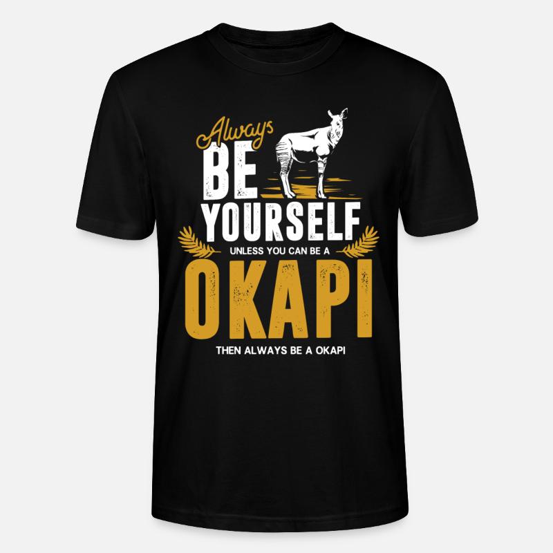 okapi - T-shirt bio CRAFTER Stanley Stella Unisexe - noir
