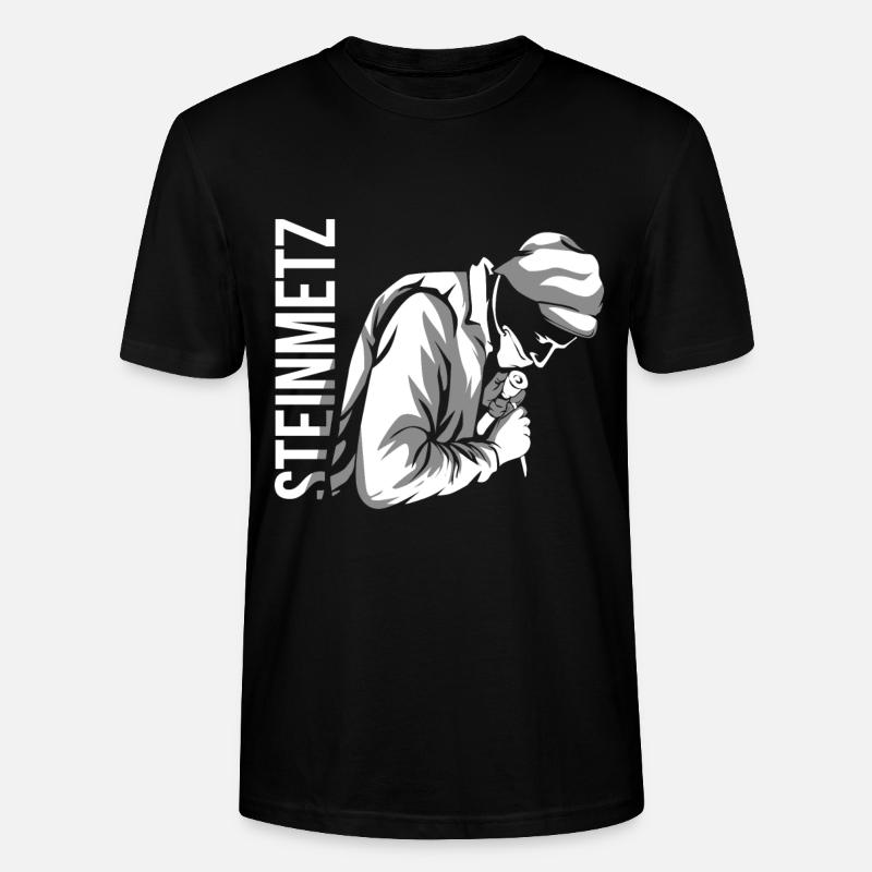 tailleur de pierre - T-shirt bio CRAFTER Stanley Stella Unisexe - noir